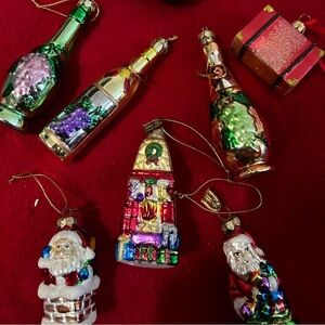 Vintage glass ornaments 💚❤️💚❤️💚